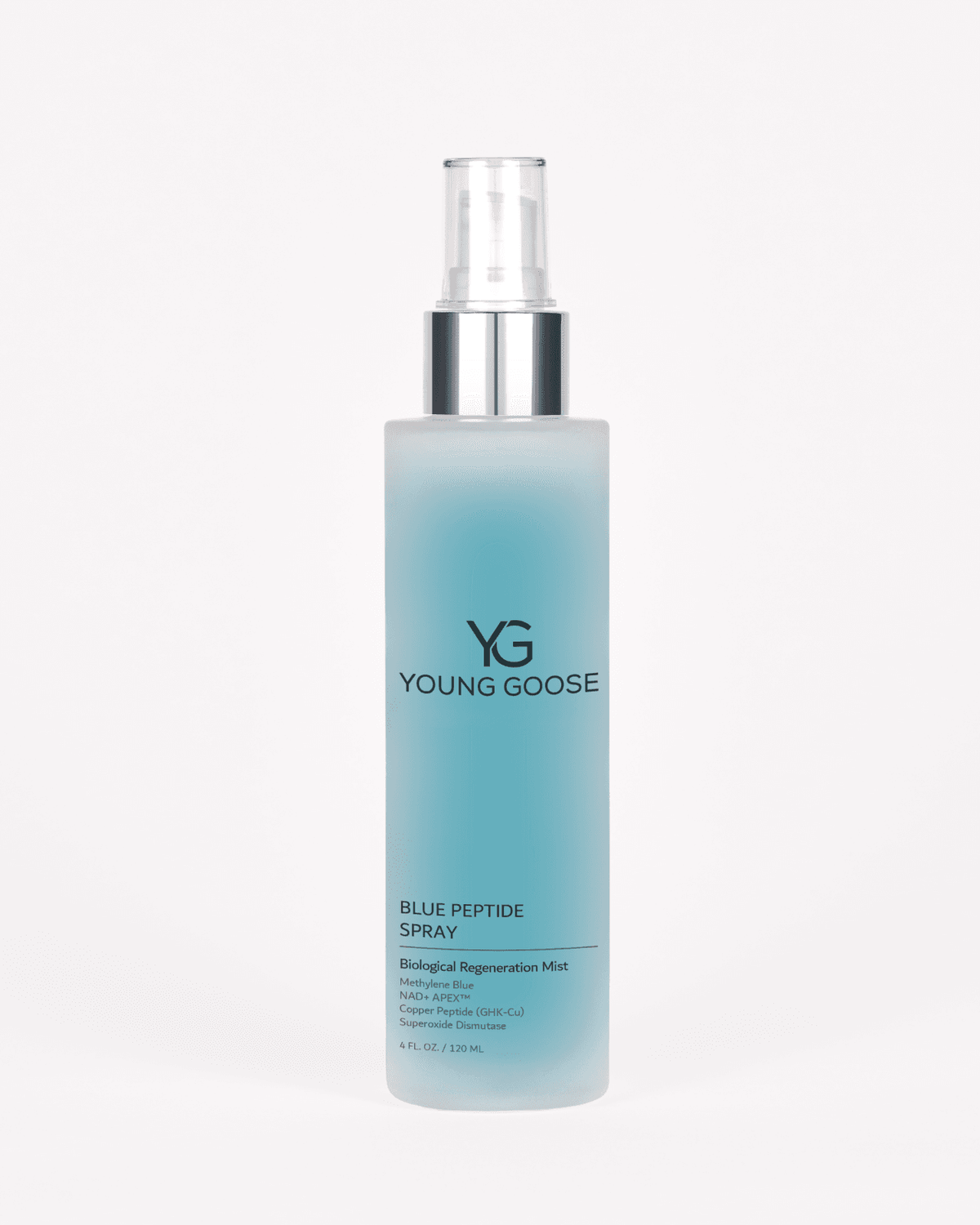 Young Goose Blue Peptide Spray — mitochondrial upgrade mist, 120ml