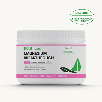 Magnesium Breakthrough Powder Raspberry Lemonade — 30 servings tub