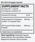 Supplement facts label for GUTTIDES™: Each serving of 30 veggie capsules from OHP Health delivers 500mcg of the BPC-157 Arginate Salt and KPV Peptide, known for promoting gut health. Additional ingredients include hypromellose and microcrystalline cellulose.