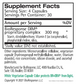 The supplement facts label for BioResponse DIM | 75mg (120ct) offers an in-depth overview of its intricate ingredients, with a focus on diindolylmethane for promoting estrogen balance. Additionally, it contains daily value information as well as details about the manufacturer and location.