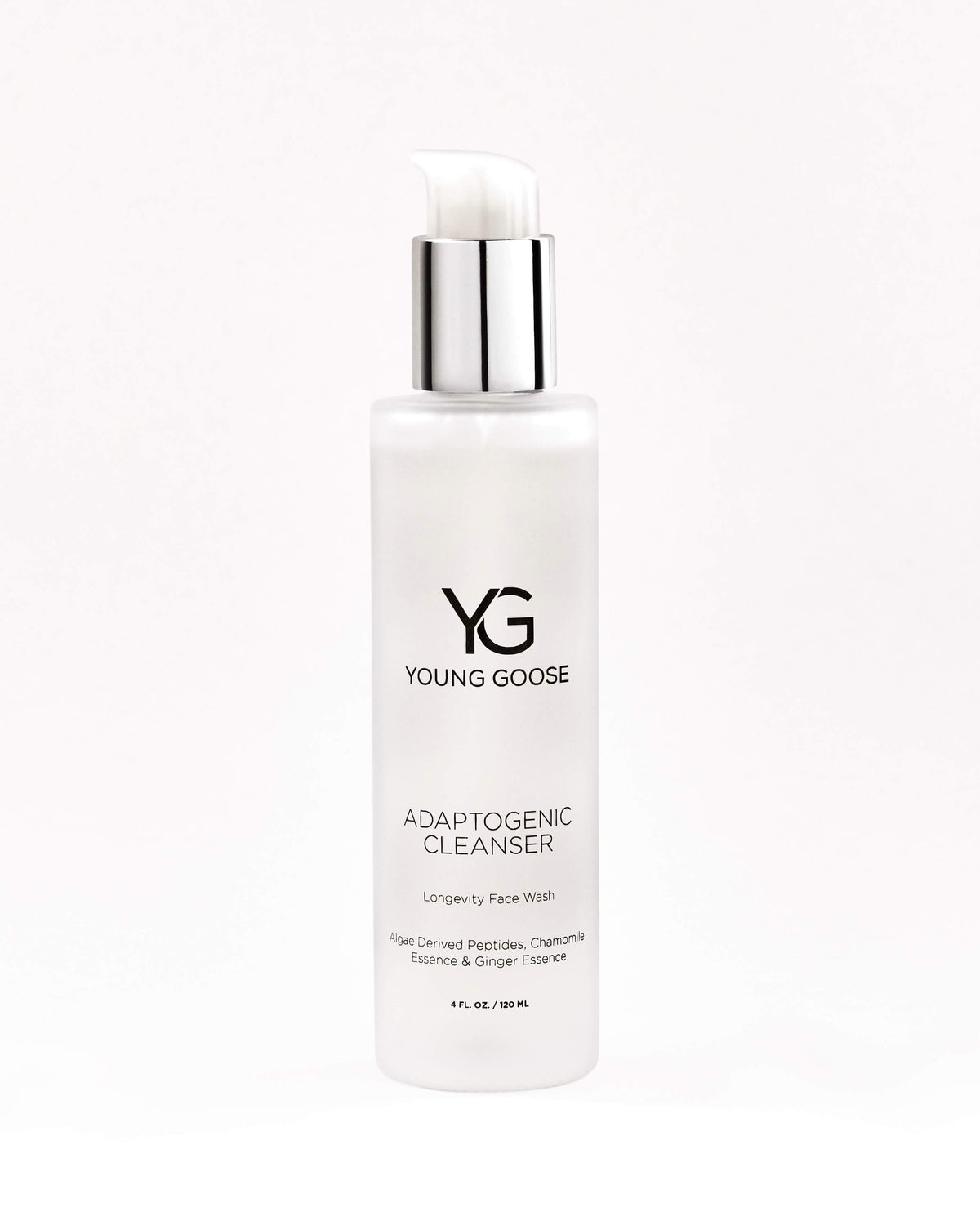 Young Goose Adaptogenic Cleanser — soap-free longevity face wash, 120ml