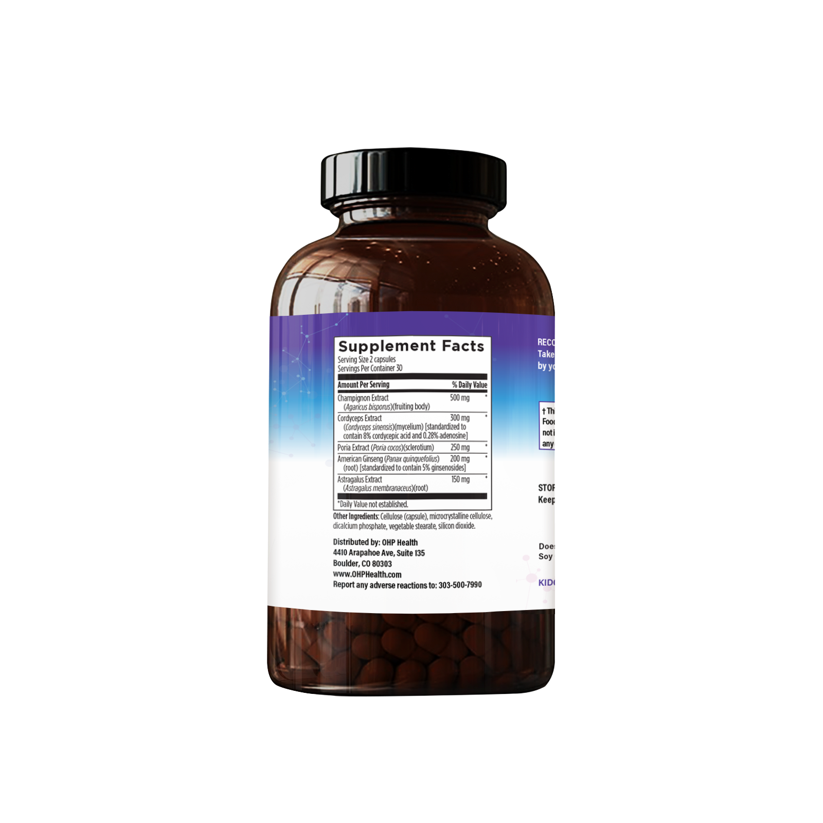 A bottle of KidneyPro | 60 count supplement with a label on it from OHP Health by Longevity Labs Inc.