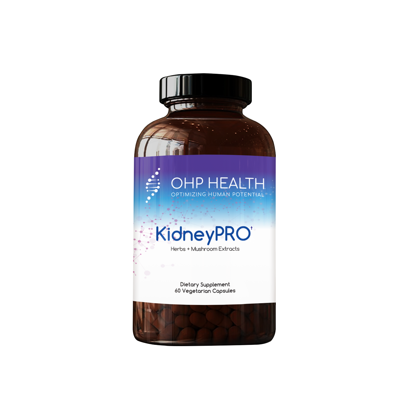 A bottle of KidneyPro supplements by Longevity Labs Inc. on a white background.