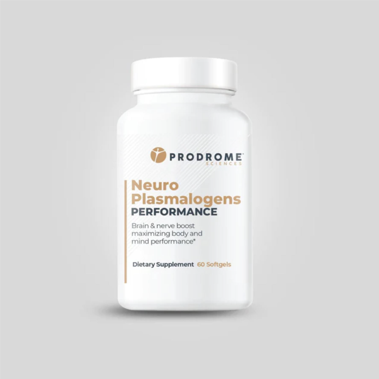 A bottle of Prodrome's Neuro Plasmalogen, formulated to support cellular function and enhance neuron membranes.