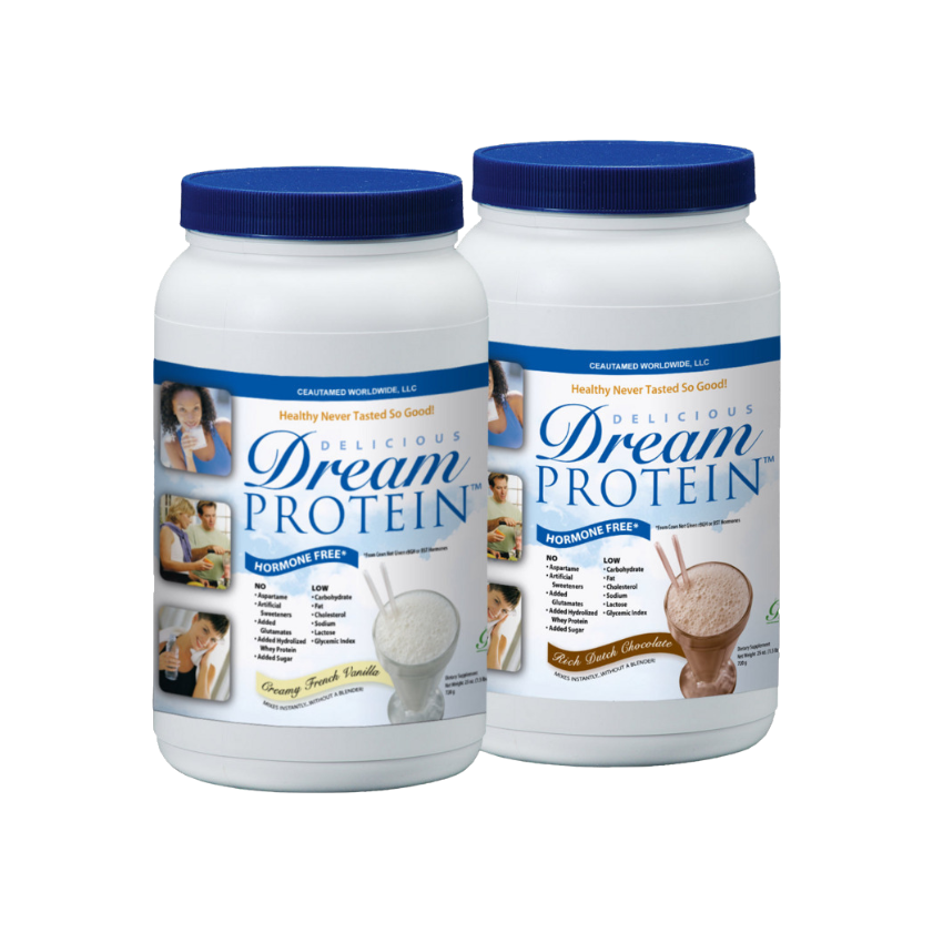 Two bottles of GreensFirst Dream Protein | 24oz, 30 servings.