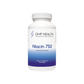 A bottle of Niacin 750 | 120 count by OHP Health.